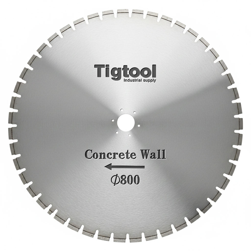 32"800mm Concrete Cut Wall Saw Blade for Reinforced Demolition Tunnel Concrete Pipe Laser Welded Large Diameter Machine Blade