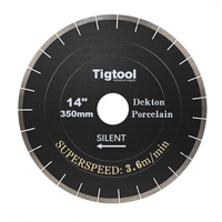 14"/350mm Dekton/Porcelain/Sintered Stone Silent Double-Step Blade 