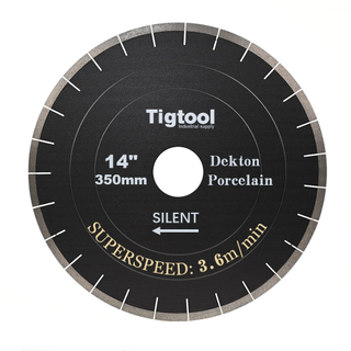 14"/350mm Dekton/Porcelain/Sintered Stone Silent Double-Step Blade 