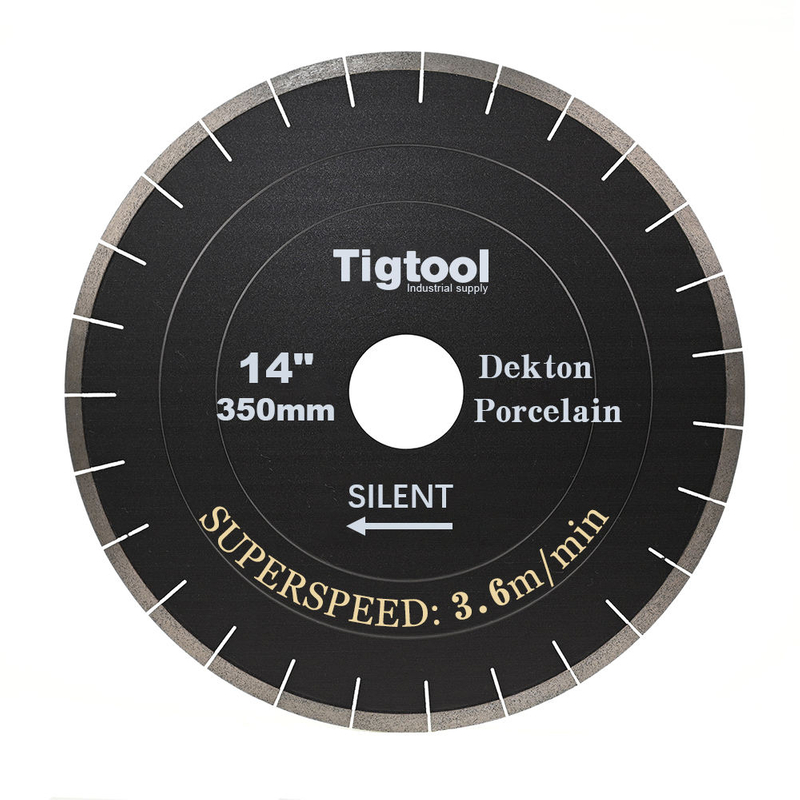 14"/350mm Dekton/Porcelain/Sintered Stone Silent Double-Step Blade 