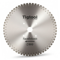36"900mm Sandstone Blade - Long Segment Teeth 40mm Quarry Stone Block Cutting Large Diamond Saw Blade