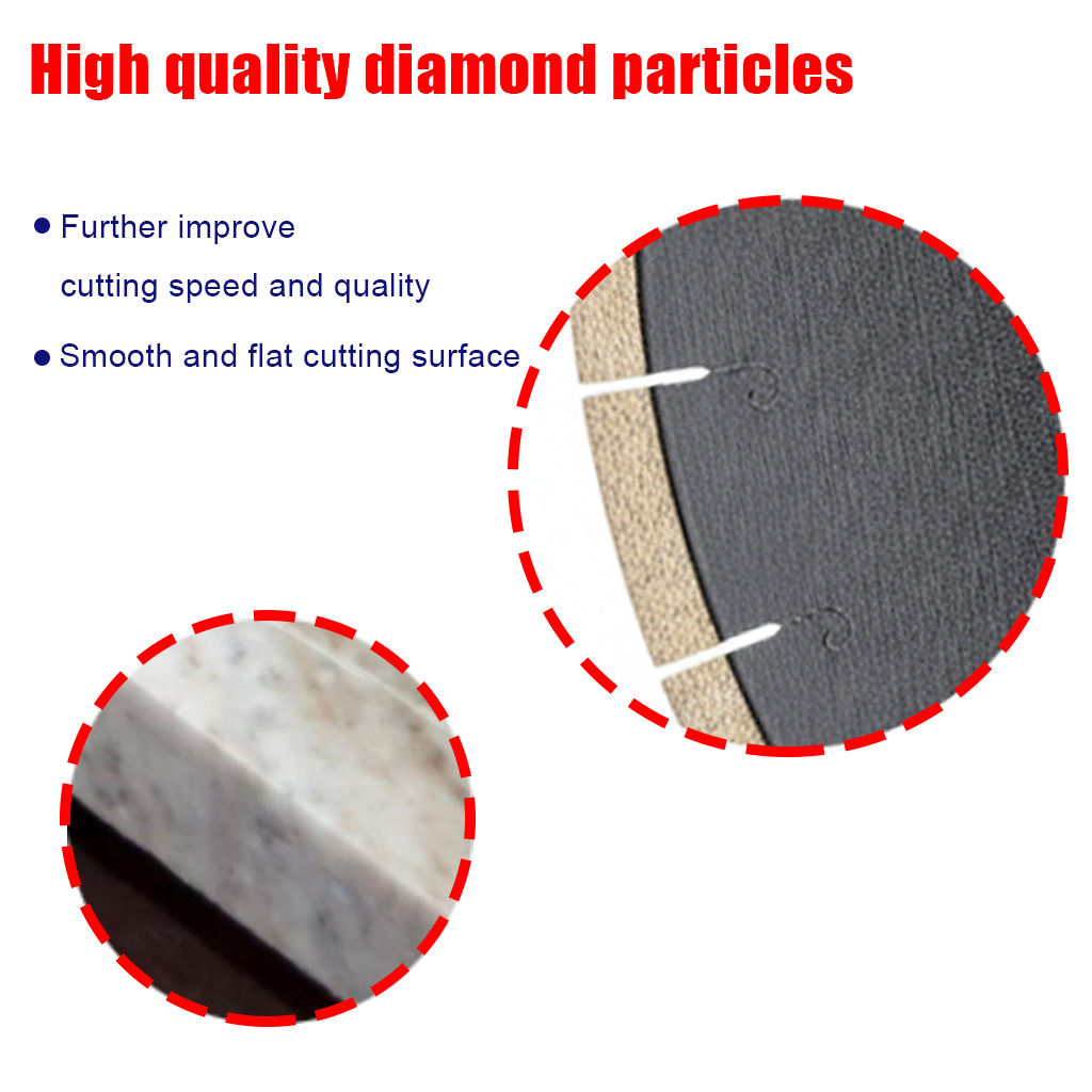 Low Noise Long-Life Stone High Sharpness Segmented Fish Hook 14" 350mm Silent for Marble Tiles Slabs Diamond Cutting Saw Blade