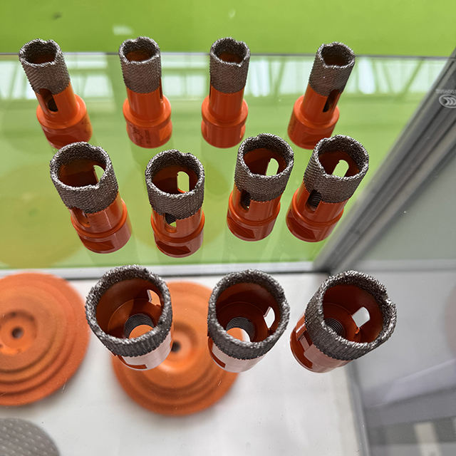 Arix Diamond Drill Bit for Porcelain,Tile,Dekton,Marble,Granite M14 5/8-11 25/35 mm Hole Vacuum Brazed Long-Life Angle Grinder