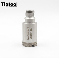 Diamond Drill Bit for Dekton Porcelain Tile 1/2 GAS 35mm 32mm Length, Hole Saw Vacuum Brazed Ultra-Thin CNC Core