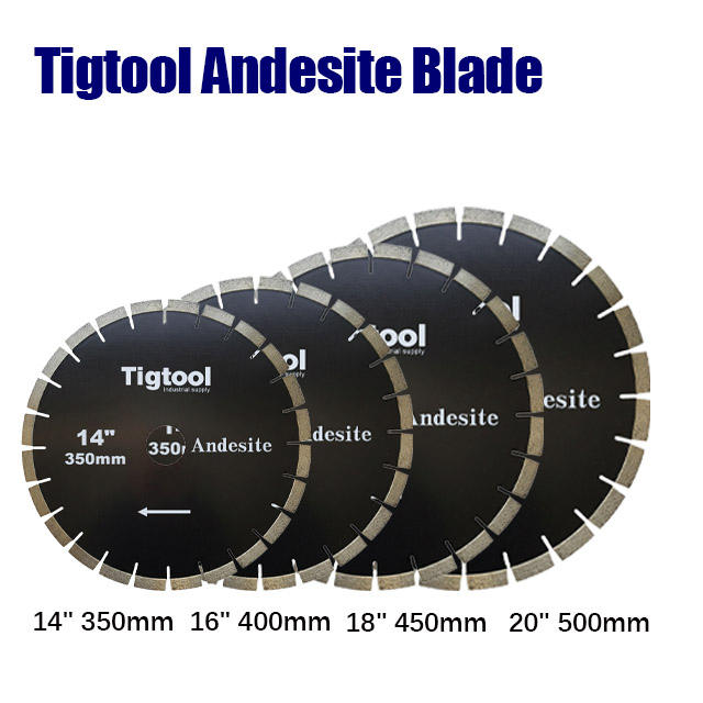 14" 350mm Diamond Saw Blade for Andesite Extra Wear Resistance Heavy Duty Cutting Long Life Stable Performance
