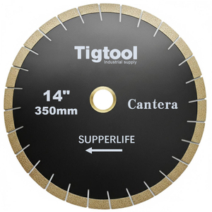Extra Wear Resistance Heavy Duty Cutting Long Life Stable Performance 14" 350mm for Cantera Diamond Saw Blade