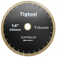Long Life Stable Performance Wear Resistance Heavy Duty 14" 350mm for Volcanic Extra Cutting Diamond Saw Blade