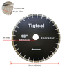 Fast Cutting Stable Performance Low Chipping Wear Resistance 18"450mm for Volcanic Rock Stone Cutting Diamond Saw Blade