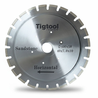 16" 400mm Sandstone Horizontal Blade Block Cutting Tigtool OEM Customize for Horizontal Sandstone Edge Cutting Machine