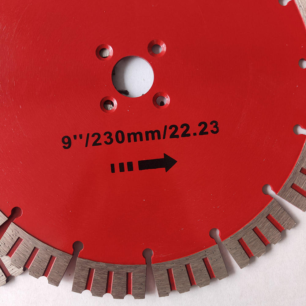 9" 230mm Diamond Saw Blade for Granite Stone Carving Grinding Long Life Wear-Resistant Angle Grinder Disc