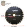 16" 400mm Diamond Saw Blade for Basalt Stone Cutting Fast Cutting Stable Performance Low Chipping Wear Resistance