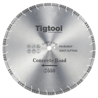 22"550mm Road Cutting Blade Cured Concrete Reinforced Laser Floor Saw Pavement Highway Long Life Expansion Contraction Joint