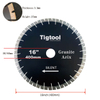 16" 400mm Granite Arix Silent Blade Height 25mm Wear-Resistant Arix Gaps Segments High Sharpness Diamond Blade
