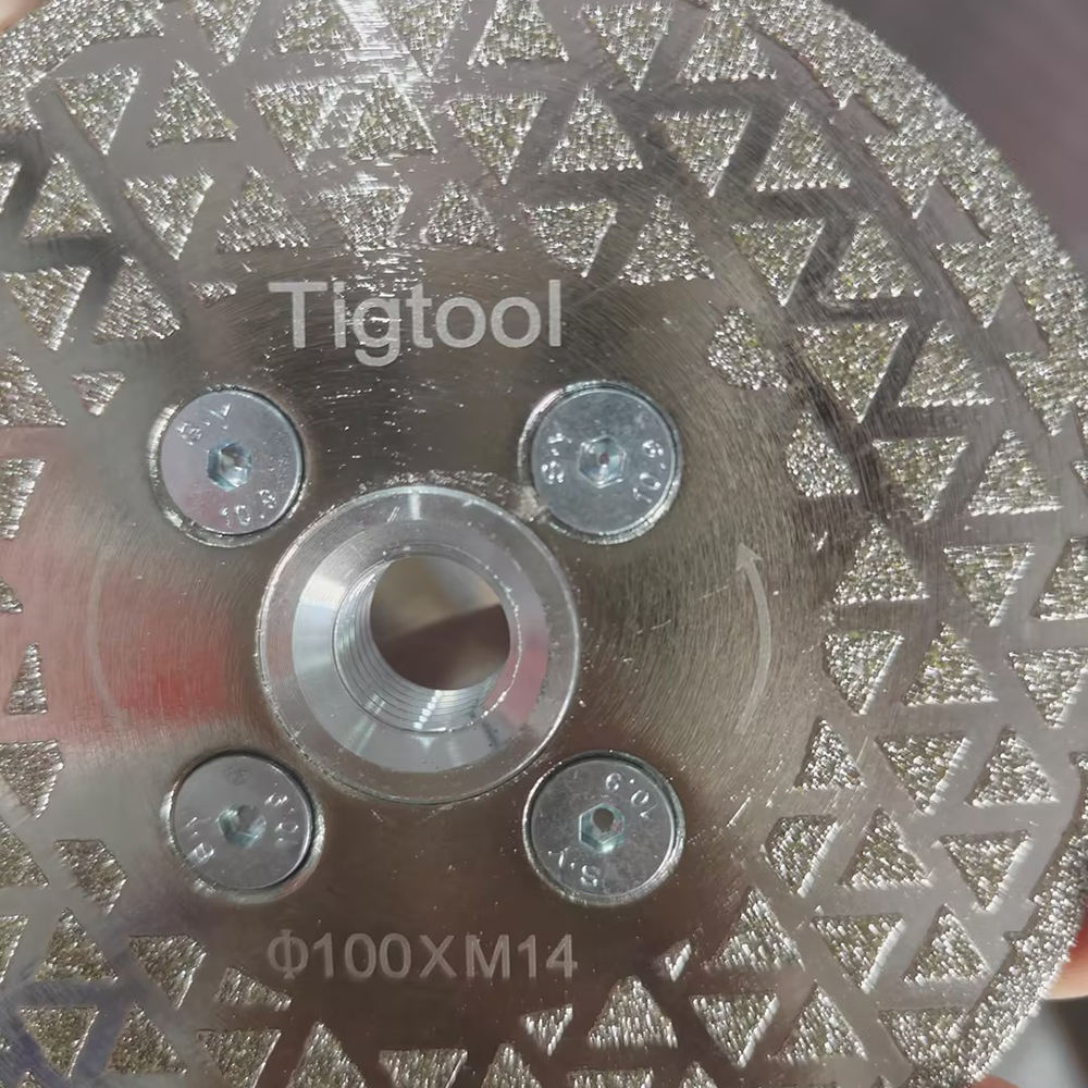 Diamond Blade for Marble Porcelain Ceramic Granite with M14 Roughing Electrodeposited Wet / Dry Cutting Polishing Grinding Disc