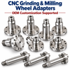 Diamond Grinding Milling Wheels, Granite Marble Stone Profiling and CNC Processing CNC Tool Holder Arbor Adapter