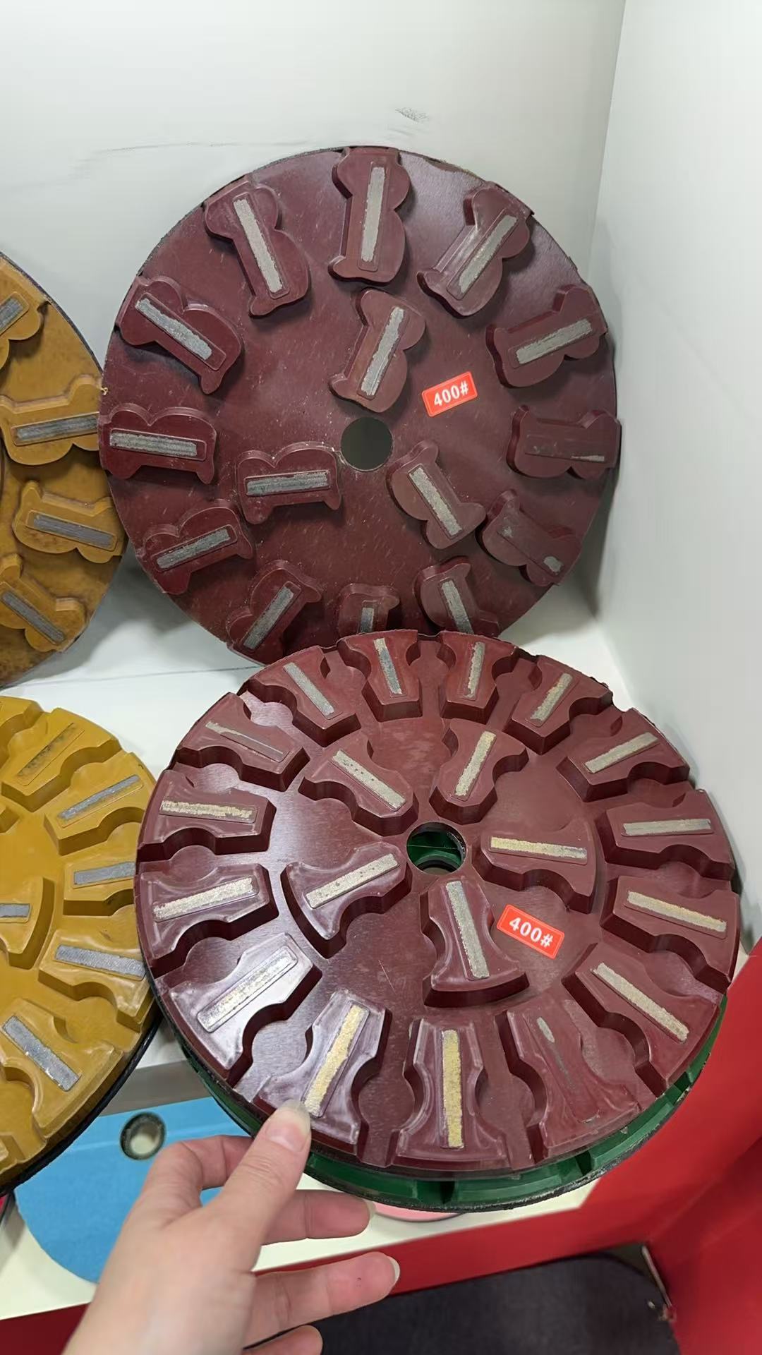 6/8/9/10inch Resin for Marble Granite Diamond Polishing Wheel Manual Swing Arm Machine Automatic Polishing Machine