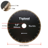 Durable Long-Life Stone High Sharpness Segmented 400mm 350mm Silent for Marble Tiles Slabs Diamond Cutting Saw Blade