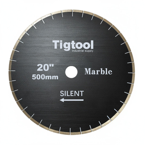 Low Noise Durable Long-Life High Sharpness Segmented 20" 500mm Silent for Marble Tiles Slabs Diamond Cutting Saw Blade