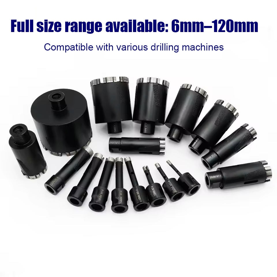 Dry Diamond Drill Bits for Porcelain,Sintered Stone,Tile,Marble,Granite,Quartz Tigtool Chip-Free Ultra Sharp Smooth Long Life