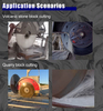High-Frequency Welded Wear-resistant Long Service Life 32"800mm for Volcanic Stone Diamond Cutting Saw Blade