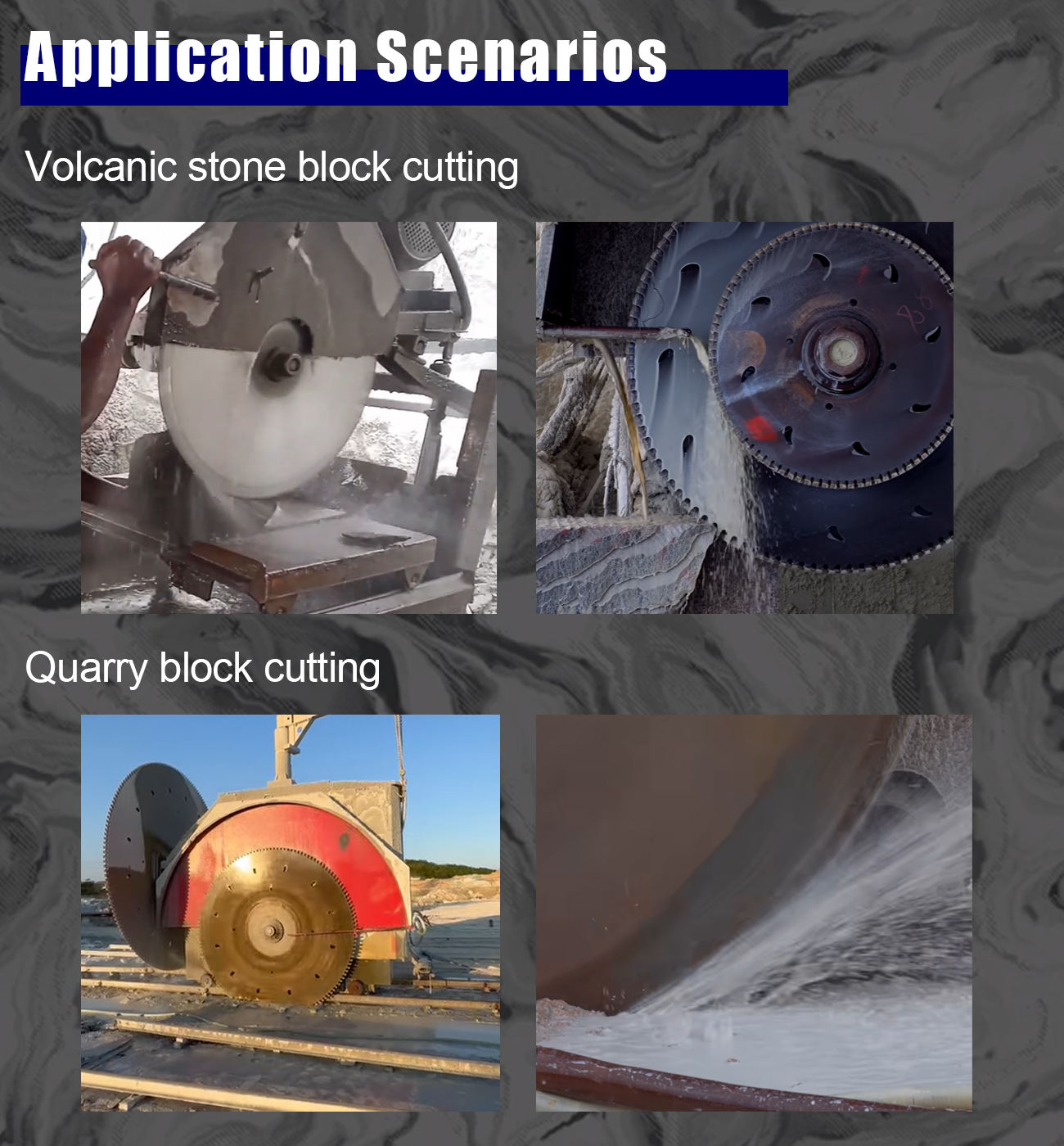 High-Frequency Welded Wear-resistant Long Service Life 32"800mm for Volcanic Stone Diamond Cutting Saw Blade