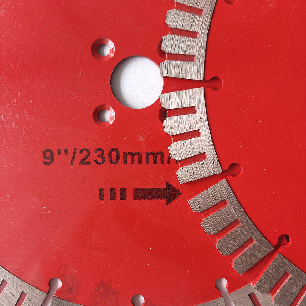 9" 230mm Diamond Saw Blade for Granite Stone Carving Grinding Long Life Wear-Resistant Angle Grinder Disc