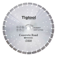14"350mm Road Cutting Blade Cured Concrete Reinforced Laser Floor Saw Pavement Highway Long Life Expansion Contraction Joint