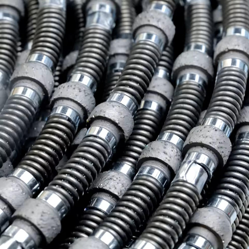 Sintered Spring Diamond Wire Saw for Concrete Masonry Wall Bridge Reinforced Long-Time Construction & Continuous Cutting 10.5mm