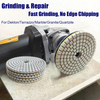 4" Dry Wet Polishing Pad for Dekton Quartzite Marble Granite Sharp Fast Efficient for Stone Floor Polish Machine Angle Grinder