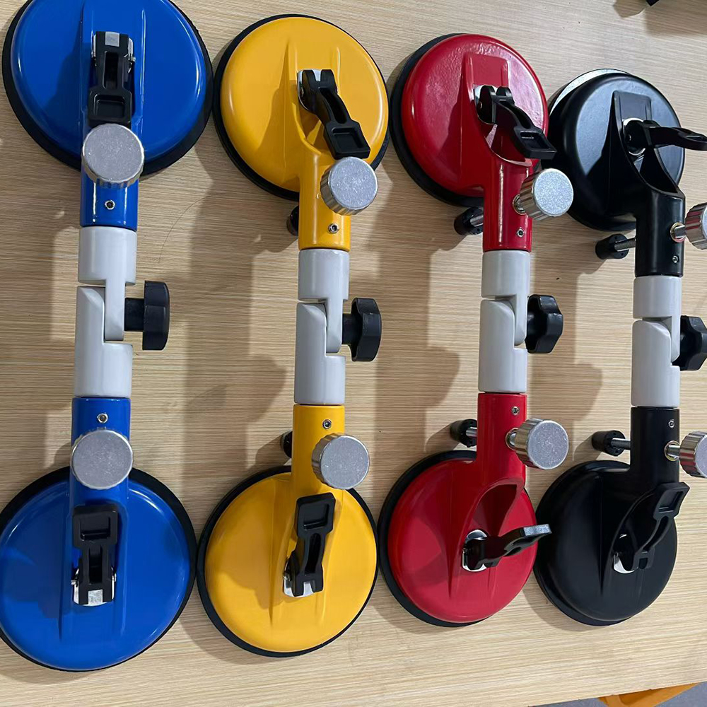 Heavy Duty Adjustable for Dekton Porcelain Quartzite Marble Granite Glass Stone Slab Suction Cup Lifter Handling Tool