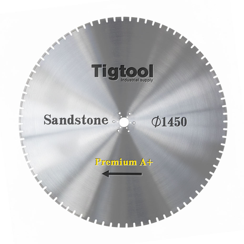 1450mm Diamond Saw Blade for Sandstone Limestone Natural Ground Quarry Mining Excavator With Rock Saw Attachment Long Lifespan