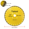Decorative Curve Line Edge Shape Contour Cutting 16"400mm for Marble Diamond Profiling Blade