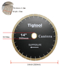 Extra Wear Resistance Heavy Duty Cutting Long Life Stable Performance 14" 350mm for Cantera Diamond Saw Blade