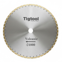 High-Frequency Welded Wear-resistant Long Service Life 40"1000mm for Volcanic Stone Diamond Cutting Saw Blade