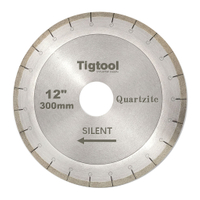 12" 300mm Quartzite Silent Cutting Blade for Natural Taj Mahal and Sea Pearl Double-Sided Single-Step Core Specialized Sharp A+