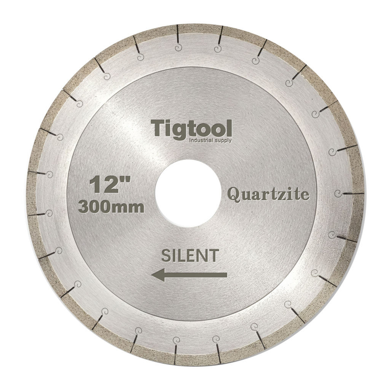 12" 300mm Quartzite Silent Cutting Blade for Natural Taj Mahal and Sea Pearl Double-Sided Single-Step Core Specialized Sharp A+