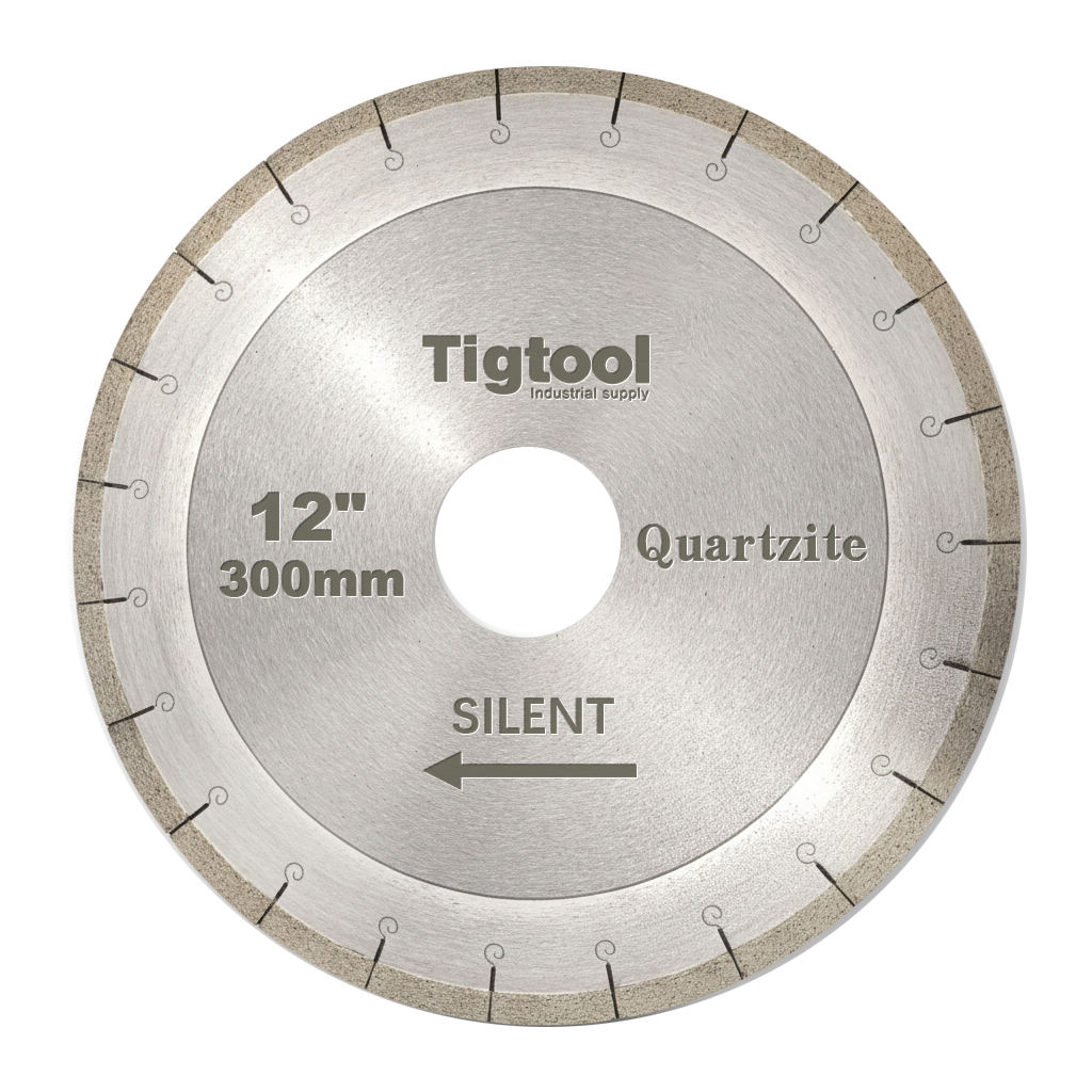 12" 300mm Quartzite Silent Cutting Blade for Natural Taj Mahal and Sea Pearl Double-Sided Single-Step Core Specialized Sharp A+