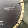 14" 350mm Granite Arix Silent Blade Height 15mm Wear-Resistant Arix Gaps Segments High Sharpness Diamond Blade
