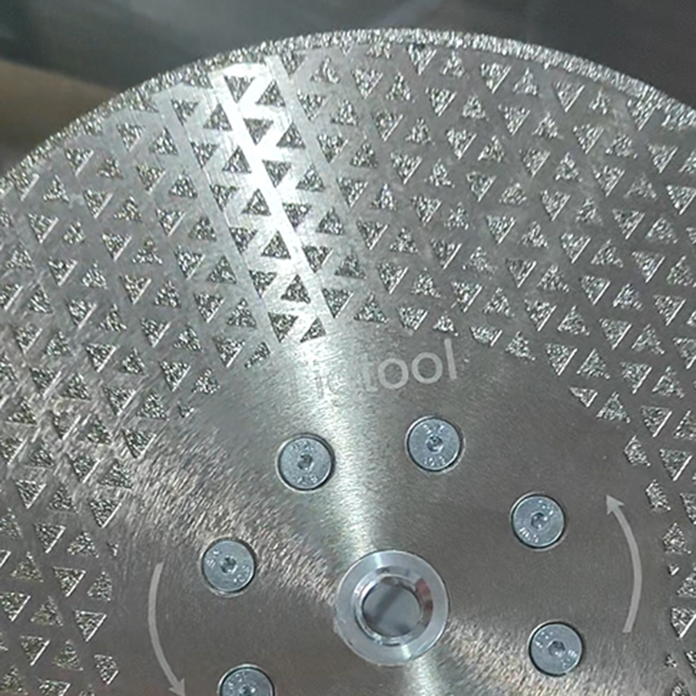 Diamond Blade for Marble Porcelain Ceramic Granite with M14 Roughing Electrodeposited Wet / Dry Cutting Polishing Grinding Disc