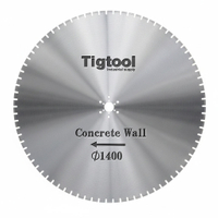 56"1400mm Concrete Cut Wall Saw Blade for Reinforced Demolition Tunnel Concrete Pipe Laser Welded Large Diameter Machine Blade
