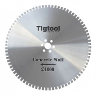 40"1000mm Concrete Cut Wall Saw Blade for Reinforced Demolition Tunnel Concrete Pipe Laser Welded Large Diameter Machine Blade