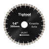 14" 350mm Granite Arix Silent Blade Height 25mm Wear-Resistant Arix Gaps Segments High Sharpness Diamond Blade