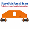 Rotating Spreader Beam for Dekton Porcelain Marble Granite Quartzite Stone Slabs Crane Lifting Turning Handling Equipment Kit