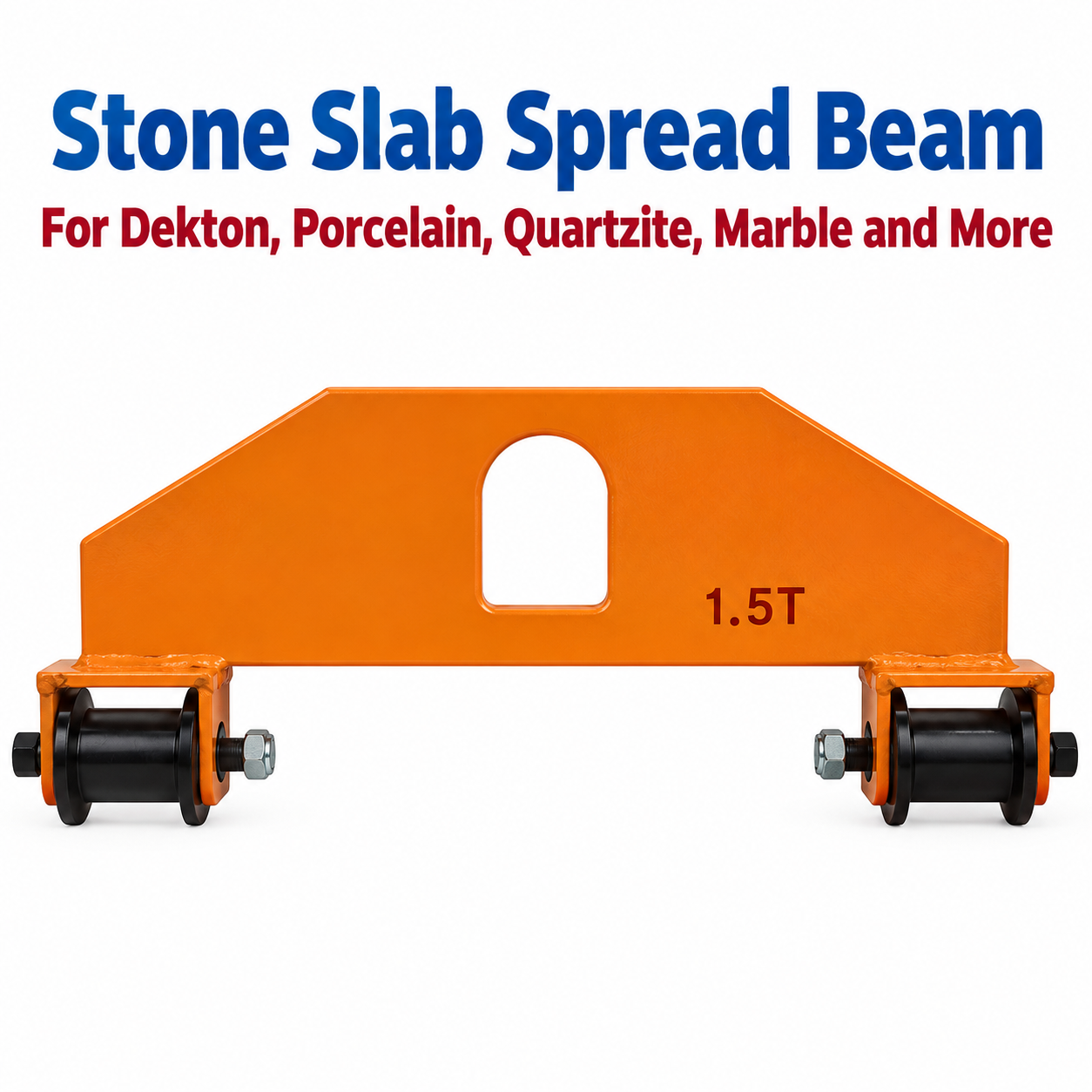 Rotating Spreader Beam for Dekton Porcelain Marble Granite Quartzite Stone Slabs Crane Lifting Turning Handling Equipment Kit