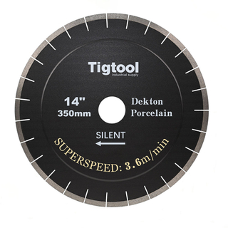 14"/350mm Dekton/Porcelain/Sintered Stone Silent Single-Step Blade