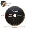 Low Noise Long-Life Stone High Sharpness Segmented 14" 350mm Silent for Marble Tiles Slabs Diamond Cutting Saw Blade