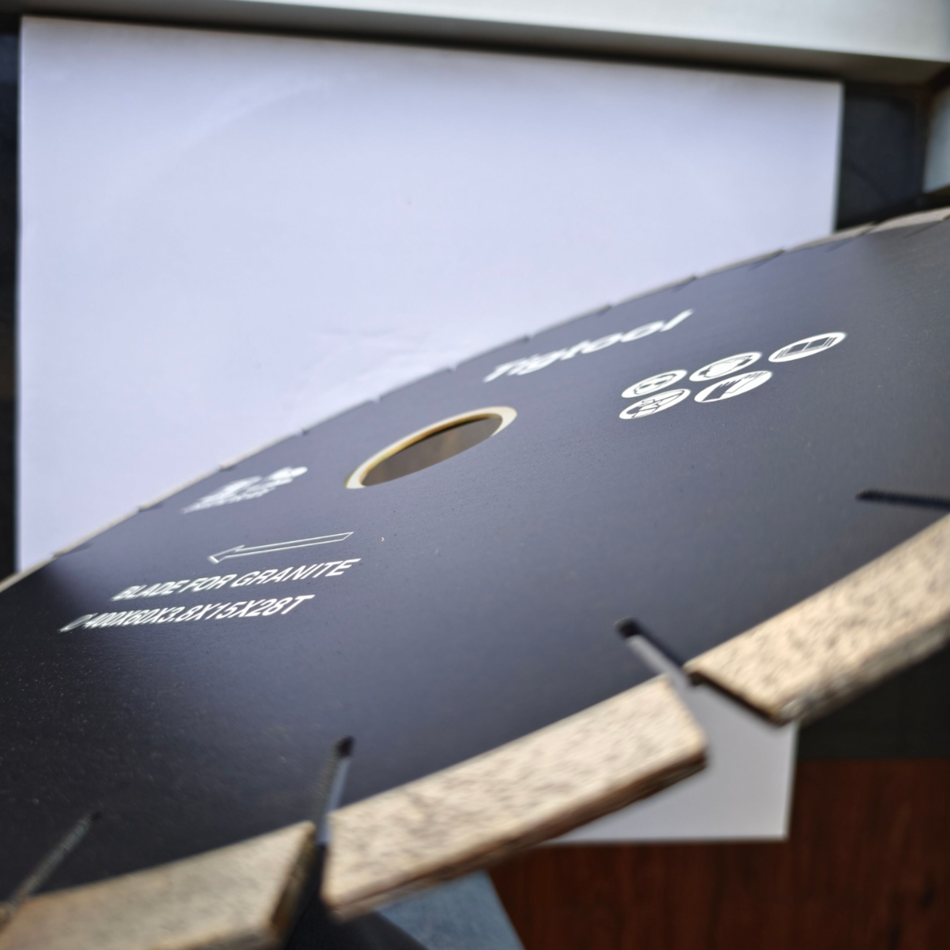 16" 400mm Granite Cutting Saw Blade For Hard Stone Tiles Slabs Sharp & Wear-Resistant Segmented Long-Life Durable Performance