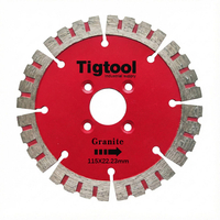 4.5" 115mm Diamond Saw Blade for Granite Stone Carving Grinding Long Life Wear-Resistant Angle Grinder Disc