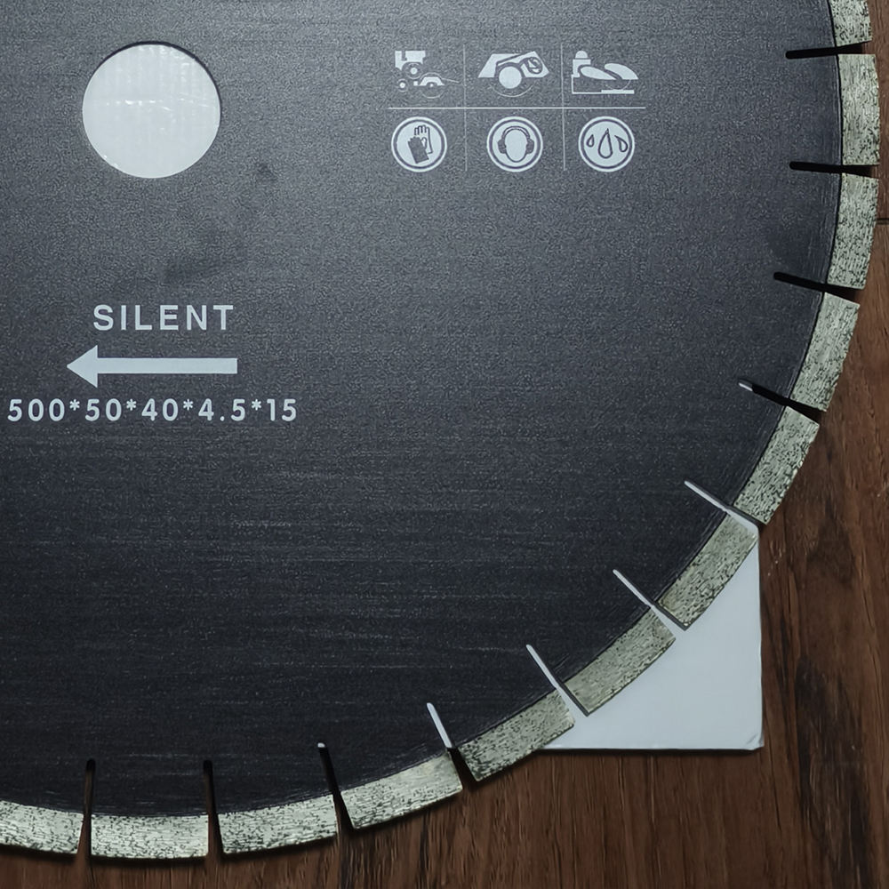 20" 500mm Silent Granite Cutting Saw Blade For Hard Stone Tiles Slabs Sharp & Wear-Resistant Segmented Long-Life