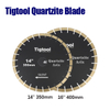 14" 350mm Quartzite Arix Silent Blade Tigtool Specialized Cutting Blades Designed for Natural Taj Mahal and Sea Pearl Quartzite